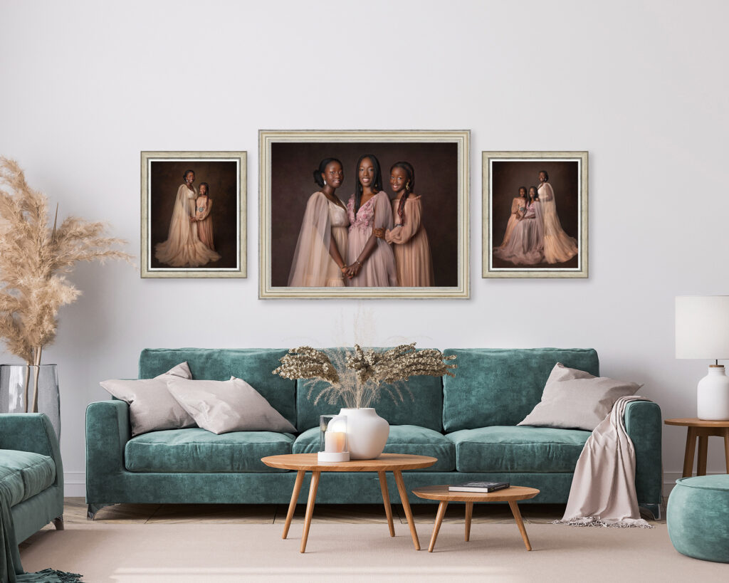 Family Photos, Legacy Portraits, Family Heirlooms, Mommy & Me, Memories, Earth Tones, Living Rooms, Art, Framed Photographs, Canvas, Metal Prints, Printing and displaying your portraits in your home